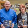 Chet Beaver, of Muncy, and Diane H. Bubb, of Hughesville, are the first Penn College graduates to receive Innovation Engineering Black Belts from the Eureka Ranch in Cincinnati. Both are also Penn College employees. Beaver is coordinator of veterans affairs; Bubb is a workforce development consultant. 