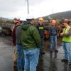 Forestry students extensively tour local veneer operation