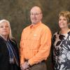 The 2018 Distinguished Staff Award recipients at Penn College are (from left) Mary D. Gregory, access services assistant at the Madigan Library (Classified); Robert C. Karschner Jr., master mechanic for the college’s motorpool (Service); and Kay E. Dunkleberger, director of disability services (Administrative, Professional and Technical).