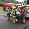 Licensed practical nursing students from Penn College at Wellsboro served as “patients” for a Sept. 30 emergency drill in Tioga County.