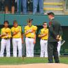 Student Sings at Saturday Little League Contest