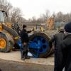 Ground-Stabilization Equipment Demonstrated at College Training Site