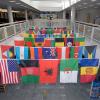 Library Flag Display Commemorates 'International Day of Peace'