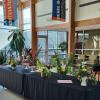 Students' artful floral designs brighten ESC lobby