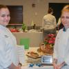 The Best of Show recipient in Penn College’s Fall Food Show was prepared by students Kelsie F. Thomas (left), of Darby, and Ashley R. Potrzebowski, of Williamsport, as part of their Advanced Garde Manger course. They were tasked with creating a cold platter and charcuterie board.