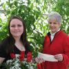 Scholarship recipient Kaila A. Sewald, left, with Christine A. Fink, a part-time member of Pennsylvania College of Technology’s horticulture faculty.