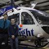 Aviation maintenance technology majors Samuel J. Pham (left), of Camp Hill, and Christopher J. Carreiro, of Lyndhurst, N.J., have been awarded Helicopter Association International scholarships.