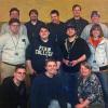 Celebratory students and faculty in Rochester are, back row, from left: Joel Teay, Dylan M. Thomas, Dionisios D. Tomboris, Joseph W. Bourcart and Brandon D. Simon. Middle row, from left: Daniel W. Yoas, Nevan F. Elder, Coty C. Williams and Taylor R. Lapointe. Front row, from left: Donald E. McCoy, David M. Mossop and Sandra Gorka.