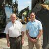 William J. Flood, chairman of the board for Highway Equipment & Supply Co. (left), and Ryan Flood, company vice president.