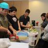 Hospitality RA, Residents Prepare Meal in Living-Learning Community