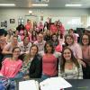 'Pink Out' classes color their world with hope