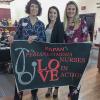 Penn College nursing student Janessa L. Kosmer (center), of Coal Township, received a scholarship to attend the Pennsylvania Association of PeriAnesthesia Nurses annual conference near Pittsburgh. She is joined at the event by Penn College’s Donnamarie Lovestrand (left), instructor of nursing, and Kaitlin M. Pressler, of New Bloomfield, nursing student.