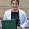 Pennsylvania College of Technology recently presented the DAISY Award for Extraordinary Nursing Students to Julia M. Abraham, of Milton, who graduated Aug. 6 with an associate degree in health arts: practical nursing emphasis. 