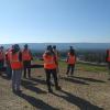 Standing at the Lycoming County Landfill, 120 feet above Route 15, students view what remains of the town of Alvira. 