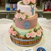 A wedding cake by baking and pastry arts student Lindsey E. Miller, of Macungie, was awarded first place in Pennsylvania College of Technology's annual wedding cake competition.