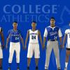 An agreement between Penn College, Nike adds trademark "swoosh" to Wildcat gear. (Composite artwork by Jennifer A. George, student affairs information specialist)