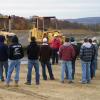 Student Operators Demonstrate Heavy Equipment for Engineering Class