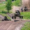 Thanks to a gift from Lycoming Engines, the Penn College Baja SAE off-road vehicle, seen here during its endurance-race-winning performance at Baja SAE Rochester in June, will have an enclosed trailer to safely store and transport it (and related equipment) to competitions nationwide.