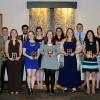 This year's recipients of Penn College Awards (from left): Mitchell J. Berninger, Garrett D. Corneliussen, Christopher M. Tkatch, Lauren J. Crouse, Abdulaziz S. Alomani, Morgan N. Keyser, Stephanie M. Puckly, Brittany R. Terpstra, Morgan E. Blackwell, Kasandra L. Smoyer, Josiah D. Stoltzfus, Meagan L. Dosch, Ainsley R. Bennett and R. Colby Janowitz. (Absent was Elizabeth L. Landis.)