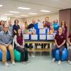 Penn College’s Physical Therapist Assistant Club collected boxes of nonperishable food on campus and at physical therapy clinics across the region as part of the Global Physical Therapy Day-of-Service.