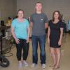 Penn College students who recently received scholarships from the Society of Plastics Engineers include (from left) Rebecca J. Brown, of Conneaut Lake; Nicholas C. Moore, of Lock Haven; and Heather C. Fennell, of Hawley. All three students are seeking bachelor’s degrees in plastics and polymer engineering technology. 