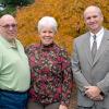 From left, scholarship donors Robert and Marcia Shearer are joined on campus by Barry R. Stiger, vice president for institutional advancement at Pennsylvania College of Technology.