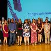 Officers and new inductees celebrate after a chapter of the Sigma Theta Tau International Honor Society of Nursing was officially chartered at Pennsylvania College of Technology.