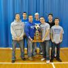 Championship Teams Recognized During Basketball Game