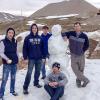 Penn College students George Settle III, of Dillsburg, second from left, and Tyler D. Hodge, of Gillett, standing third from left, interact with residents and staff of Home of Hope, near Beirut, Lebanon. At right is Noah George, a missionary who supervised the students. 