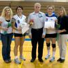 Women's Volleyball Team Honors Senior Members