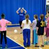 Kaitlyn M. Young, of Harrisonburg, Va., shares the proper way to set a volleyball ...