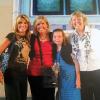 "Wheel of Fortune's" iconic Vanna White joins Kim A. Speicher; daughter, Katie; and mother, Stella Jones. 