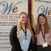 Penn College students Autumn N. Schreiber (left), of St. Marys, and Celeste G. Moquin, of Port Matilda, were presented with Women in Energy Mentorship Awards in Hershey on May 19.