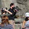 Filming “Working Class: Game On! Why Math Matters” led Christopher J. Leigh, video production coordinator at Penn College, to scale a mountain in the Shawangunk Ridge, an internationally famous rock climbing area within the Mohonk Preserve in New York state. Leigh interacts with members of the Shawanpunk climbing team featured in the documentary. 