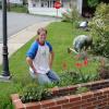 Horticulture Students Spruce Up Area Church for 'Earth Day'