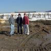 Students Tour Hotel Construction Site Near Campus