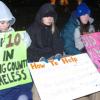 Students Make Statement to Help Area Homeless