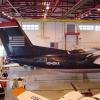 Passenger Aircraft Sheltered in College Hangar During Repairs