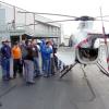 Two Helicopters Visit Lumley Aviation Center